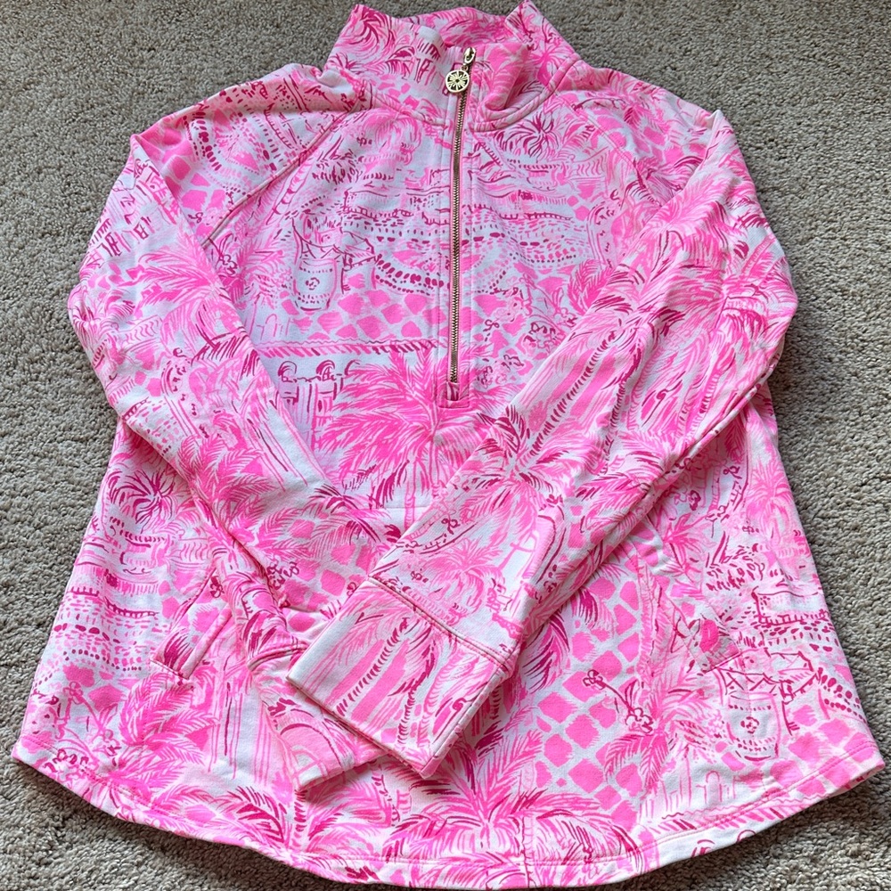 Lilly Pulitzer Vibrant Pink Pullover